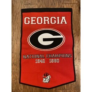 Georgia Bulldogs Football‎ Championship Dynasty Banner